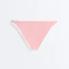 Klassischer Bikini-Slip mit Kontrastbesatz Klassischer Bikini-Slip mit Kontrastbesatz