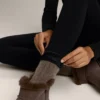 Knöchellange, hoch geschnittene, super-extra-warme, nahtlose 70-cm-Leggings Knöchellange, hoch geschnittene, super-extra-warme, nahtlose 70-cm-Leggings