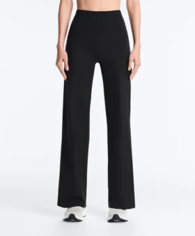 Komfortable Comfortlux-Hose mit geradem Bein und hoher Taille