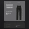 Komfortable Comfortlux-Hose mit geradem Bein und hoher Taille Komfortable Comfortlux-Hose mit geradem Bein und hoher Taille