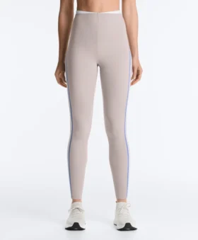 Kontrastfarbene, knöchellange Compressive Leggings mit hoher Taille Kontrastfarbene, knöchellange Compressive Leggings mit hoher Taille