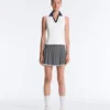 Kontrastfarbenes, ärmelloses Comfortlux-Poloshirt Kontrastfarbenes, ärmelloses Comfortlux-Poloshirt