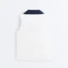 Kontrastfarbenes, ärmelloses Comfortlux-Poloshirt Kontrastfarbenes, ärmelloses Comfortlux-Poloshirt