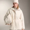 Kunstfelljacke mit verstellbarer Taille Kunstfelljacke mit verstellbarer Taille