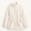 Kunstfelljacke mit verstellbarer Taille Kunstfelljacke mit verstellbarer Taille