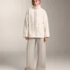 Kunstfelljacke mit verstellbarer Taille Kunstfelljacke mit verstellbarer Taille
