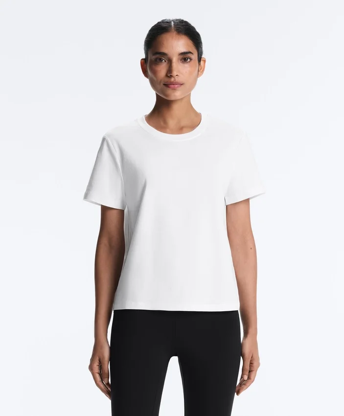 Kurzarm-T-Shirt aus Baumwollmischung in Regular Fit Kurzarm-T-Shirt aus Baumwollmischung in Regular Fit