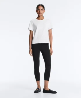 Kurzarm-T-Shirt aus Baumwollmischung in Regular Fit
