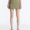 Kurzer Piqué-Shorts mit Baumwolltaschen Kurzer Piqué-Shorts mit Baumwolltaschen