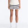 Kurzer Rock aus Wellenstrick als Shorts Kurzer Rock aus Wellenstrick als Shorts
