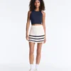 Kurzer Rock aus Wellenstrick als Shorts Kurzer Rock aus Wellenstrick als Shorts