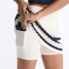 Kurzer Rock aus Wellenstrick als Shorts Kurzer Rock aus Wellenstrick als Shorts