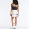 Kurzer Rock aus Wellenstrick als Shorts Kurzer Rock aus Wellenstrick als Shorts