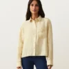 Kurzes Hemd aus 100 % Leinen als Short