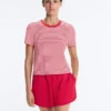 Kurzärmeliges T-Shirt aus Baumwollmischung mit Streifenmuster in Regular Fit Kurzärmeliges T-Shirt aus Baumwollmischung mit Streifenmuster in Regular Fit