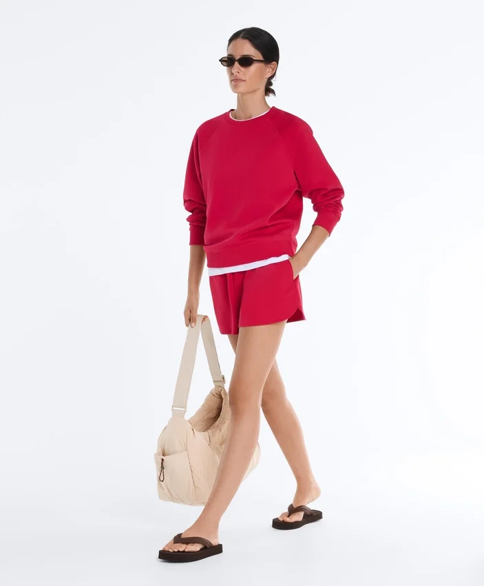 Kurzärmeliges T-Shirt aus Baumwollmischung mit Streifenmuster in Regular Fit Kurzärmeliges T-Shirt aus Baumwollmischung mit Streifenmuster in Regular Fit