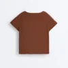Kurzärmeliges T-Shirt mit Reißverschluss Kurzärmeliges T-Shirt mit Reißverschluss