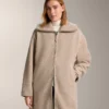 Lange Jacke aus Lammfelljacke Lange Jacke aus Lammfelljacke