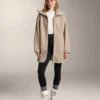 Lange Jacke aus Lammfelljacke Lange Jacke aus Lammfelljacke