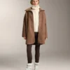 Lange Jacke aus Lammfelljacke Lange Jacke aus Lammfelljacke