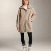 Lange Jacke aus Lammfelljacke Lange Jacke aus Lammfelljacke