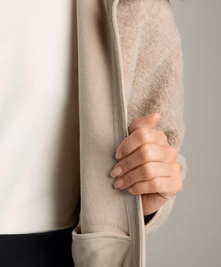 Lange Jacke aus Lammfelljacke Lange Jacke aus Lammfelljacke