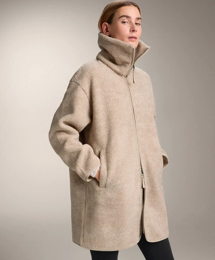 Lange Jacke aus Lammfelljacke Lange Jacke aus Lammfelljacke