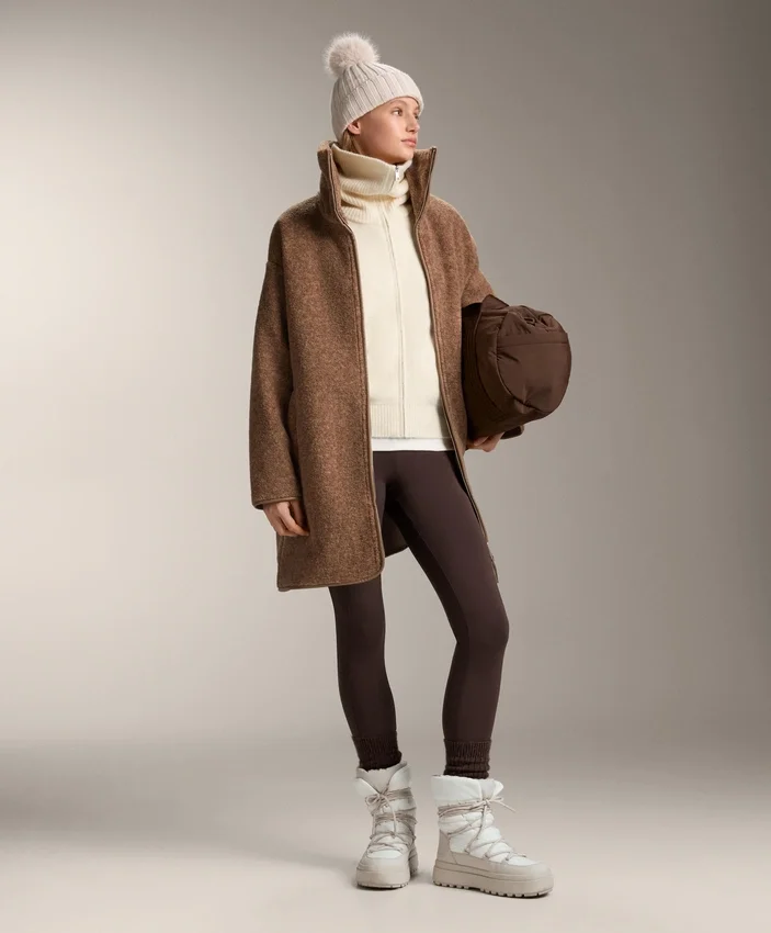 Lange Jacke aus Lammfelljacke Lange Jacke aus Lammfelljacke