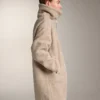 Lange Jacke aus Lammfelljacke Lange Jacke aus Lammfelljacke