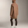 Lange Jacke aus Lammfelljacke Lange Jacke aus Lammfelljacke
