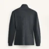Lange Jacke mit asymmetrischen Streifen aus Modal Lange Jacke mit asymmetrischen Streifen aus Modal