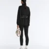 Lange Jacke mit Paspeln und Soft Touch-Modal Lange Jacke mit Paspeln und Soft Touch-Modal
