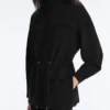 Lange Jacke mit Taschen aus Modal und Soft Touch-Griff Lange Jacke mit Taschen aus Modal und Soft Touch-Griff