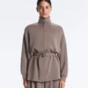 Lange Korsettjacke mit Soft Touch-Modal-Gürtel