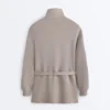 Lange Korsettjacke mit Soft Touch-Modal-Gürtel