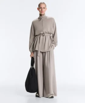 Lange Korsettjacke mit Soft Touch-Modal-Gürtel