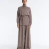 Lange Korsettjacke mit Soft Touch-Modal-Gürtel