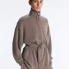 Lange Korsettjacke mit Soft Touch-Modal-Gürtel