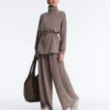 Lange Korsettjacke mit Soft Touch-Modal-Gürtel