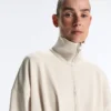 Lange Piqué-Jacke aus Baumwolle mit Gürtel Lange Piqué-Jacke aus Baumwolle mit Gürtel