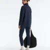 Lange Piqué-Jacke mit kontrastierender Baumwollpaspel Lange Piqué-Jacke mit kontrastierender Baumwollpaspel