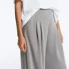 Lange Plissee-Hose mit Soft Touch-Modal Lange Plissee-Hose mit Soft Touch-Modal