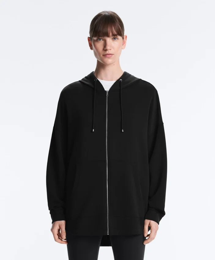 Lange Soft Touch Jacke aus Modal Lange Soft Touch Jacke aus Modal