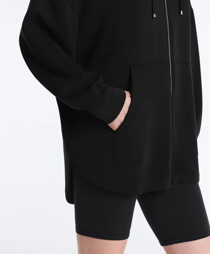 Lange Soft Touch Jacke aus Modal Lange Soft Touch Jacke aus Modal