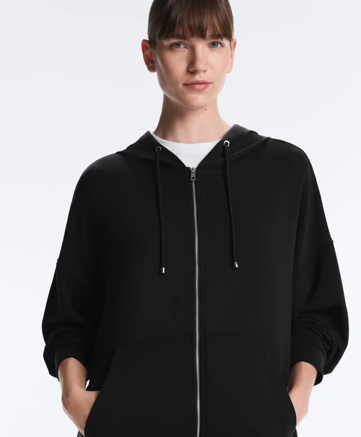 Lange Soft Touch Jacke aus Modal Lange Soft Touch Jacke aus Modal