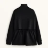 Lange Soft Touch Jacke mit Modal und Taschen