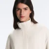 Lange Soft Touch Jacke mit Modal und Taschen Lange Soft Touch Jacke mit Modal und Taschen