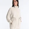 Lange Soft Touch Jacke mit Modal und Taschen Lange Soft Touch Jacke mit Modal und Taschen
