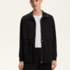 Lange Soft Touch Jacke mit Modal und Taschen