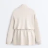 Lange Soft Touch Jacke mit Modal und Taschen Lange Soft Touch Jacke mit Modal und Taschen